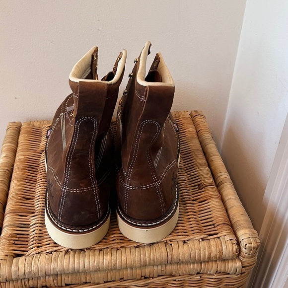 Thorogood American Heritage 8” Toe Safety Work Boots Size 10 EE NWT READ main image 13